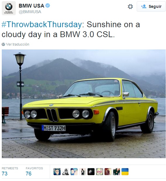 Ejemplo-ThrowbackThursday-BMWUSA-en-Twitter2