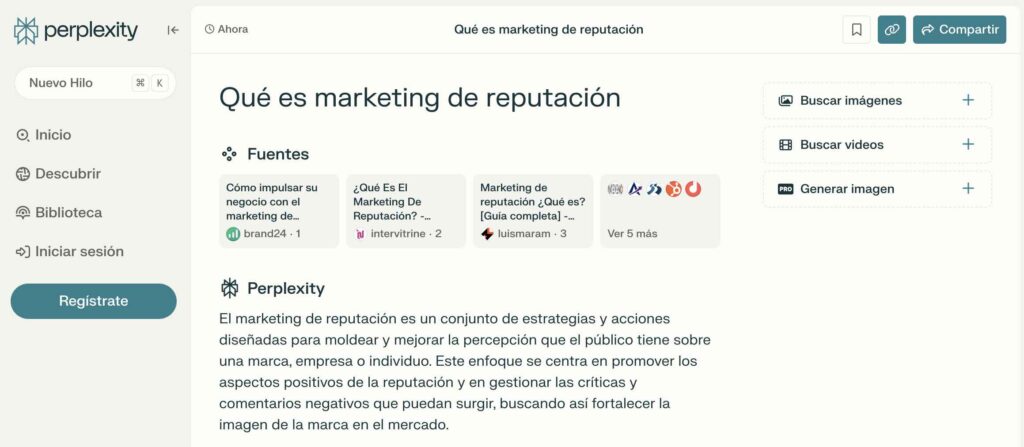 Buscadores como Perplexity ¿matarán el contenido en sitio?